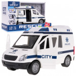 Policajná dodávka 1:16 – svetelné a zvukové efekty